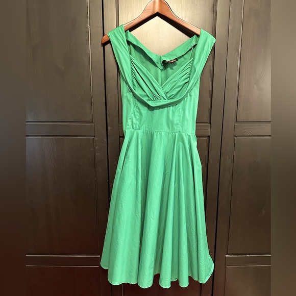 Trashy Diva Dresses & Skirts - Trashy Diva vintage inspired  Honey Circle Dress in Green. Gently worn. Size 12